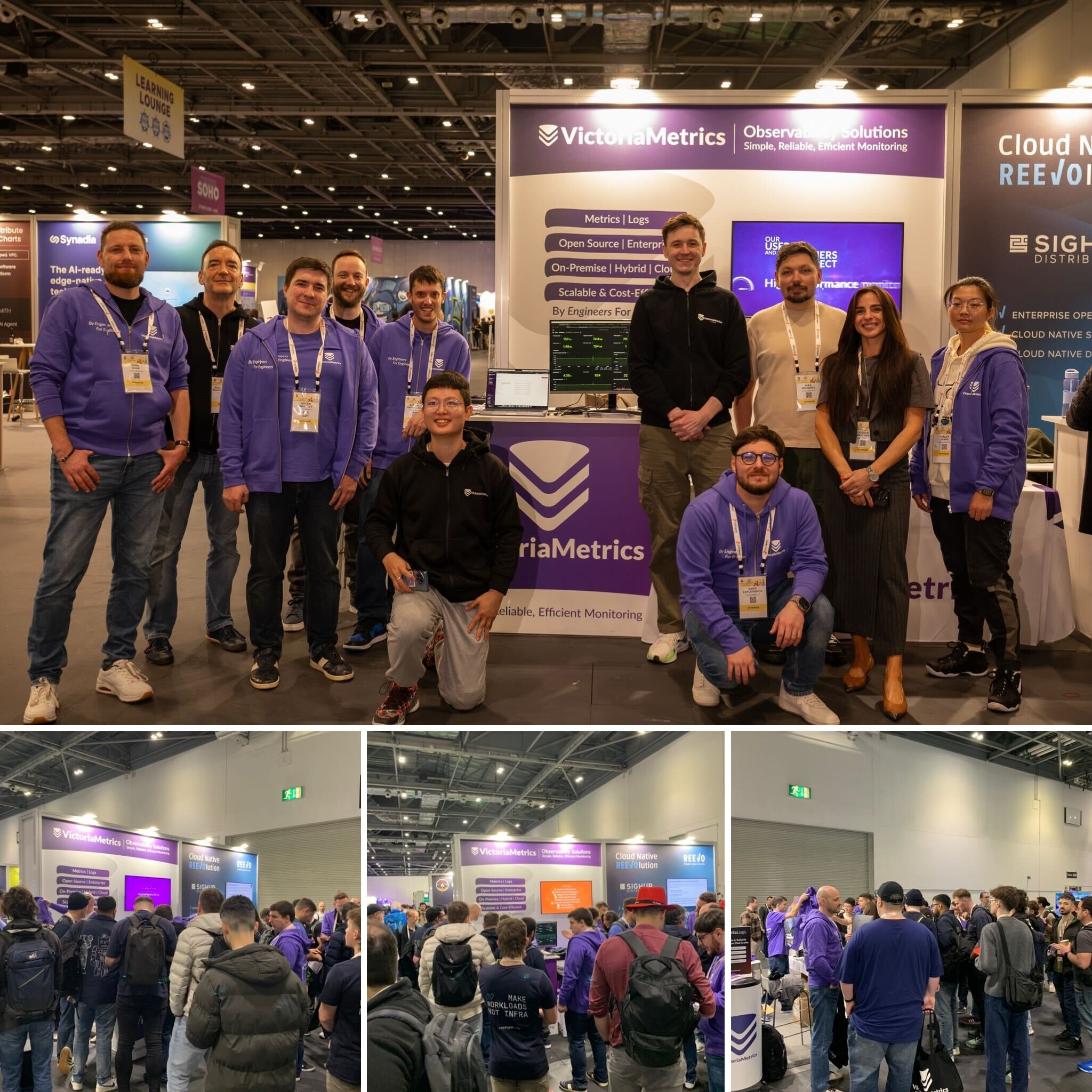 VictoriaMetrics Team at the KubeCon 2025