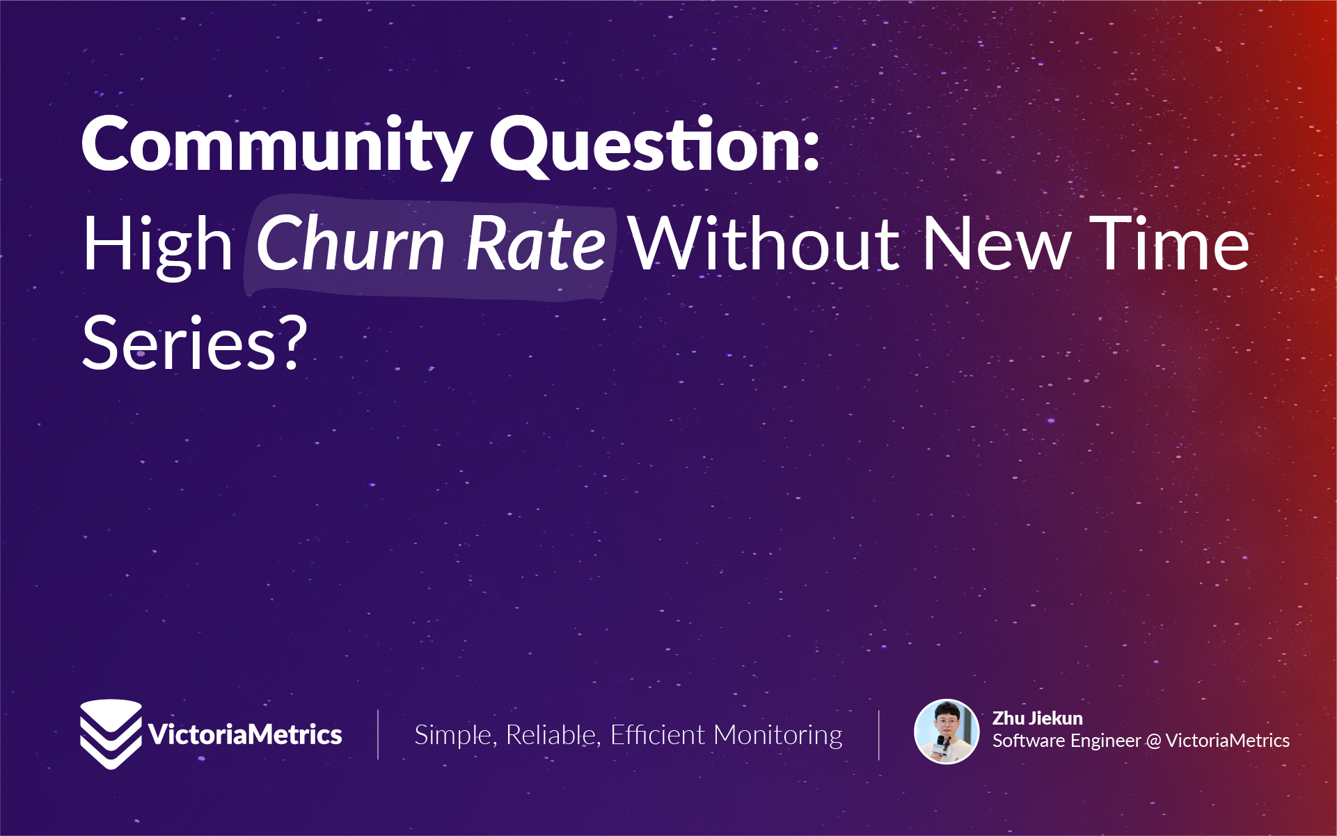 Community Question: High Churn Rate Without New Time Series?