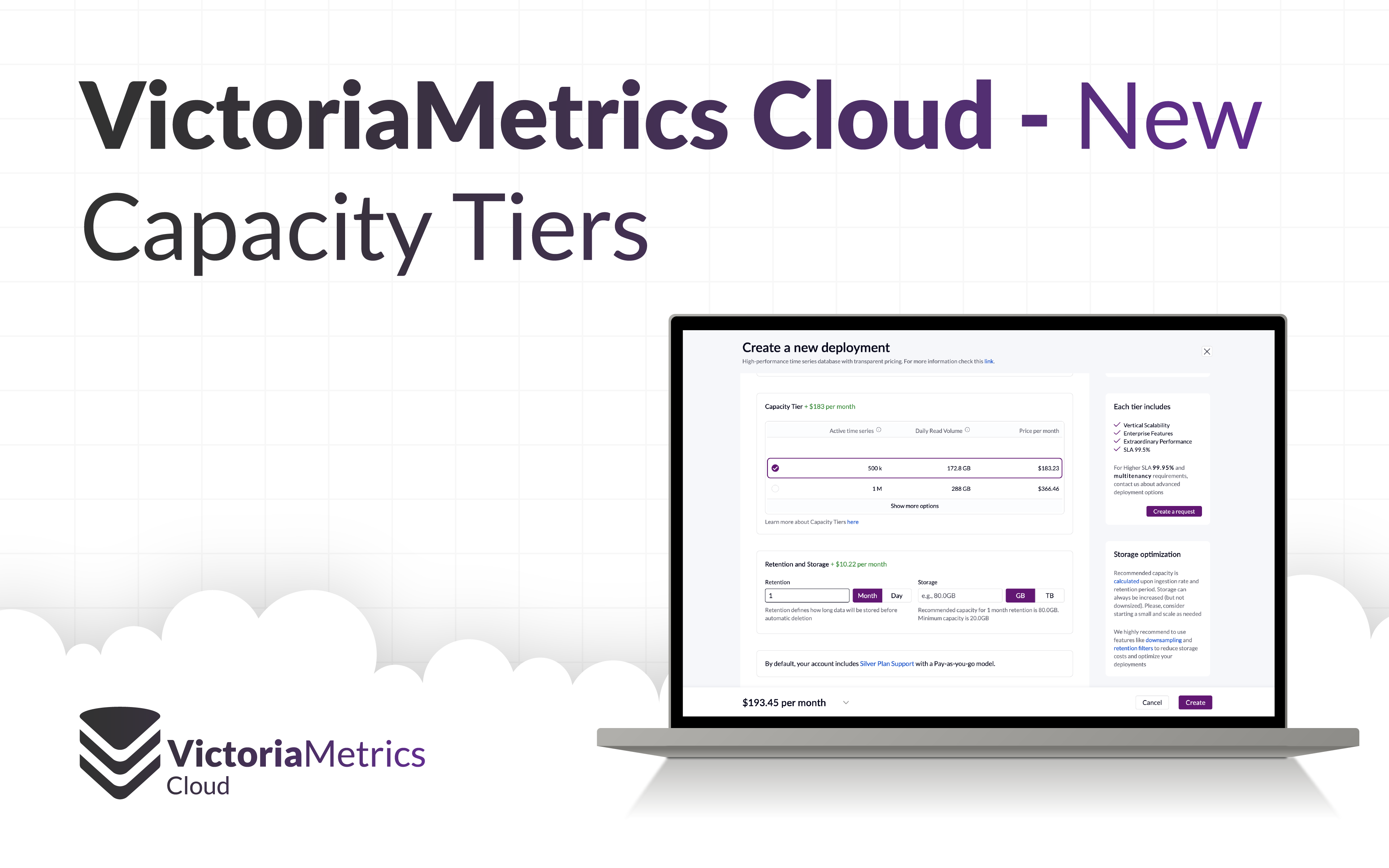 New Capacity Tiers in VictoriaMetrics Cloud
