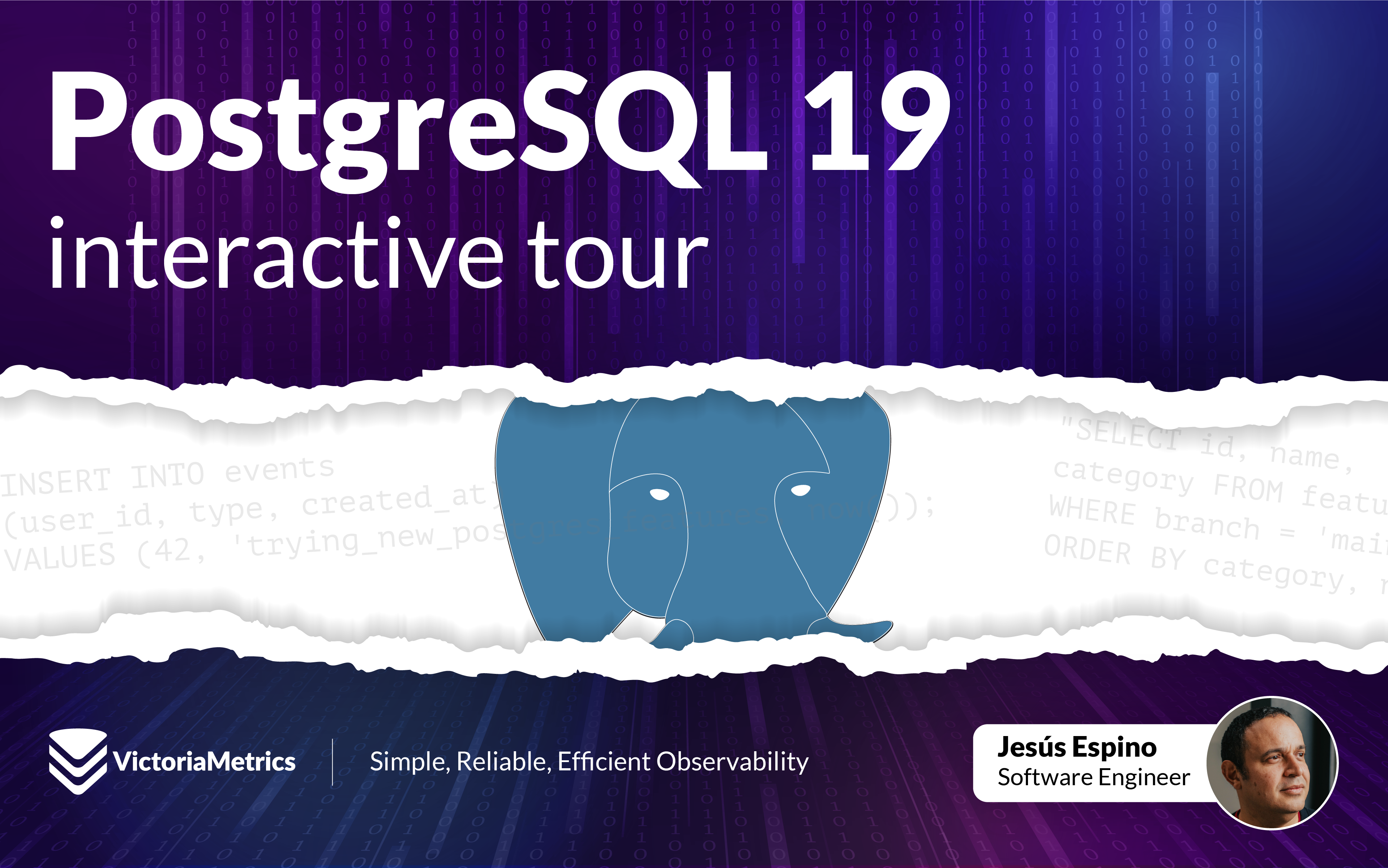 PostgreSQL 19 interactive tour